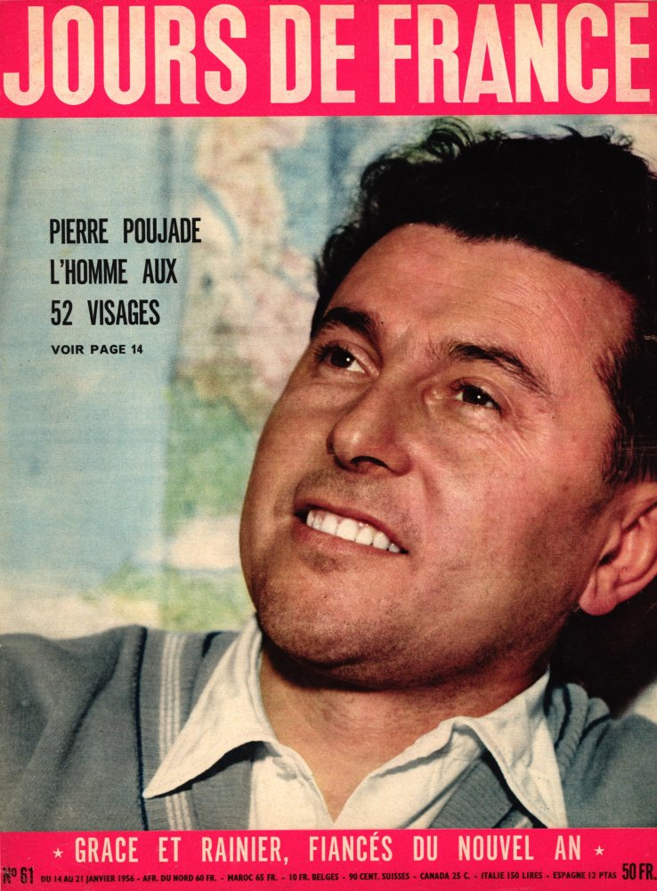 Jours de France du 14 au 21 Janvier 1956 - Pierre Poujade l'homme aux 52 visages  n° 61 2024-12-24
